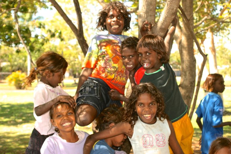 Crianças aborígines