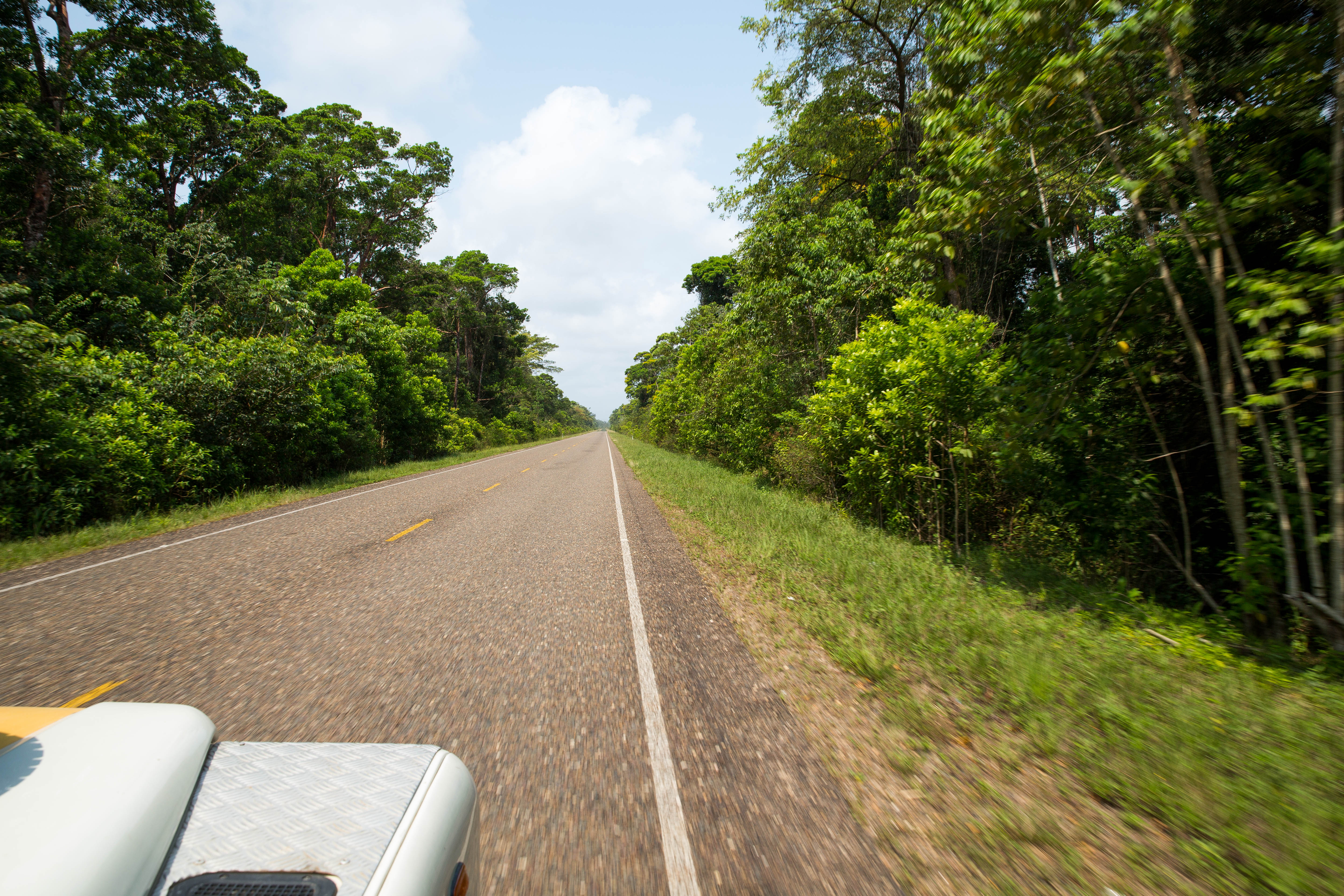 Estrada em Belize