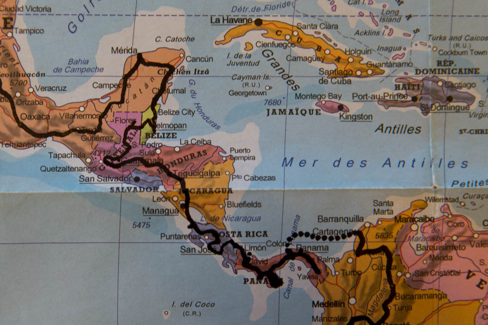 Itinerário América Central