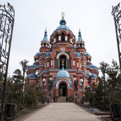 Igreja Ortodoxa de volta em Irkutsk