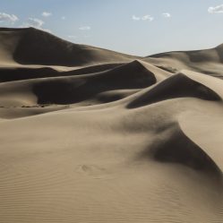 O desenho das dunas