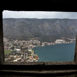 Vista de uma janela do forte
