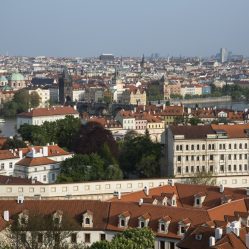 Praga vista do castelo